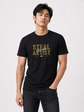 Steal Like An Artist Black T-shirt