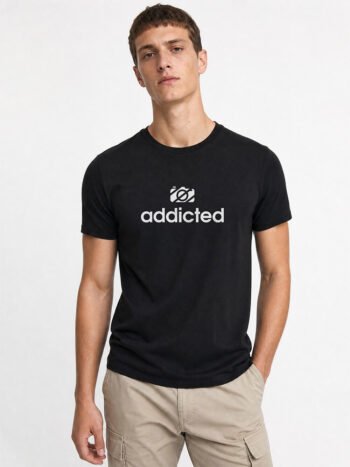 Addicted Black T-shirt