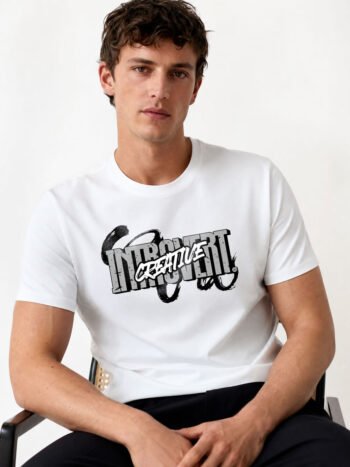 Creative Introvert White T-shirt