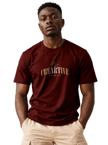 Be CreARTive Maroon T-shirt